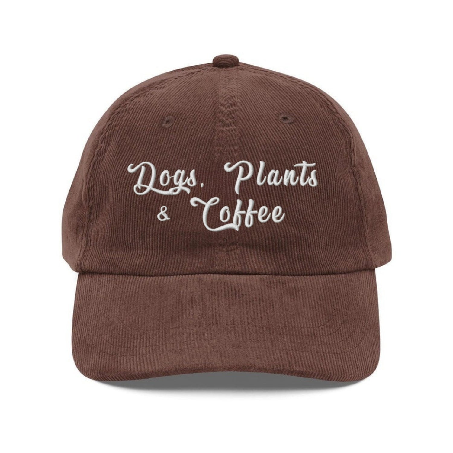 Custom Embroidered Plant Coffee Dog Lover Hat