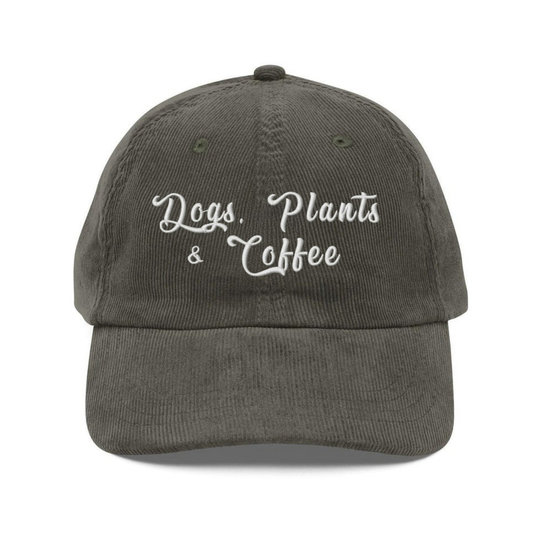 Custom Embroidered Plant Coffee Dog Lover Hat