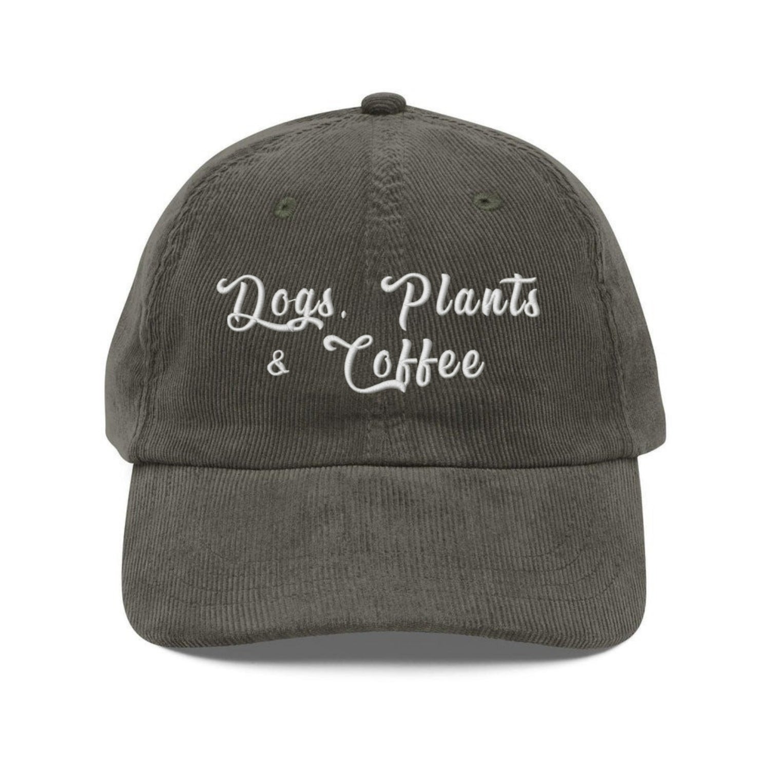 Custom Embroidered Plant Coffee Dog Lover Hat