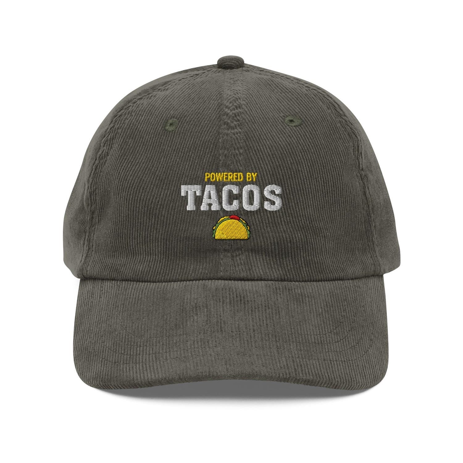 Custom Embroidered Powered by Tacos Hat