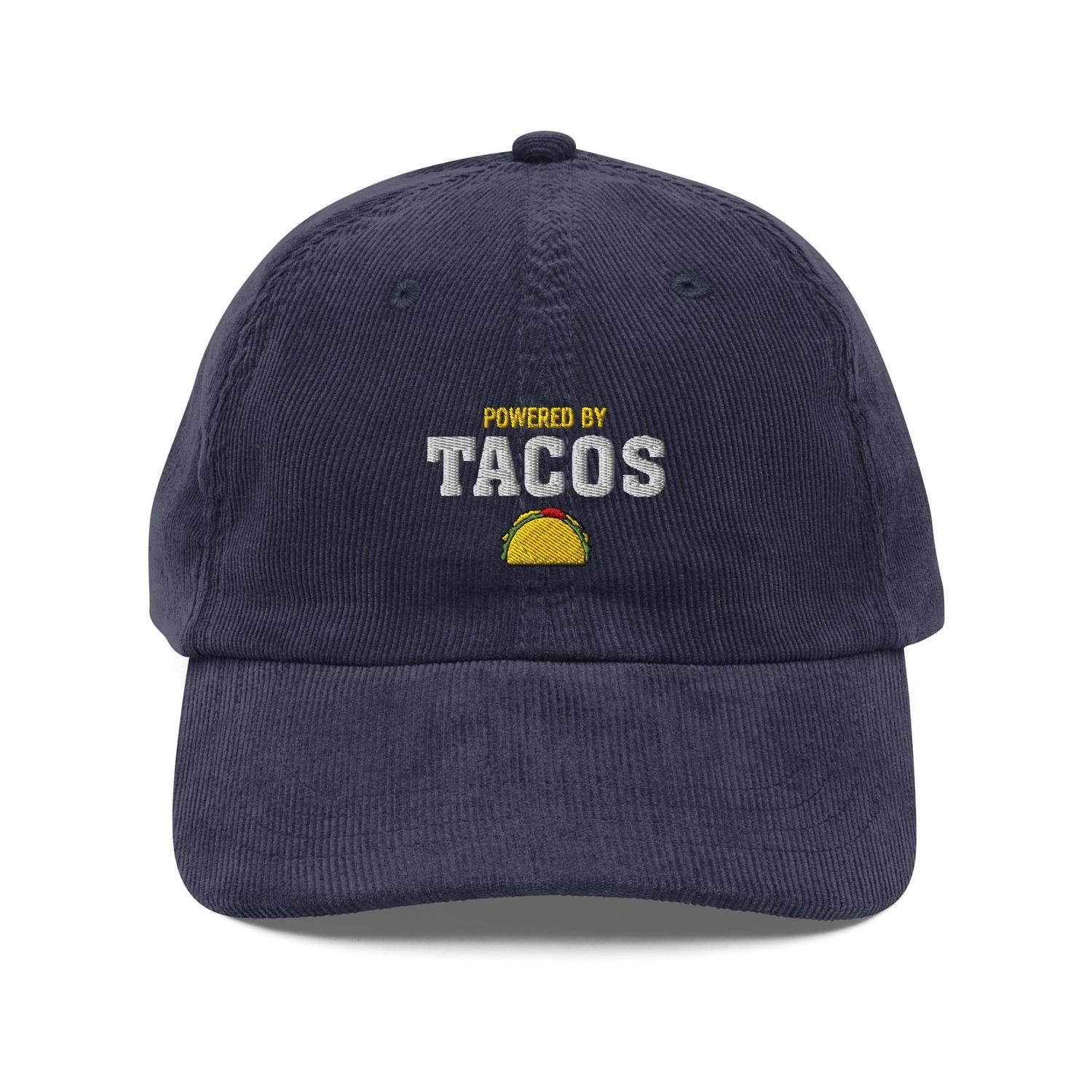 Custom Embroidered Powered by Tacos Hat
