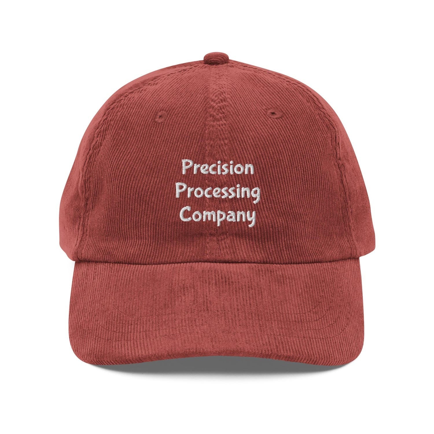 Custom Embroidered Precision Processing Company Hat