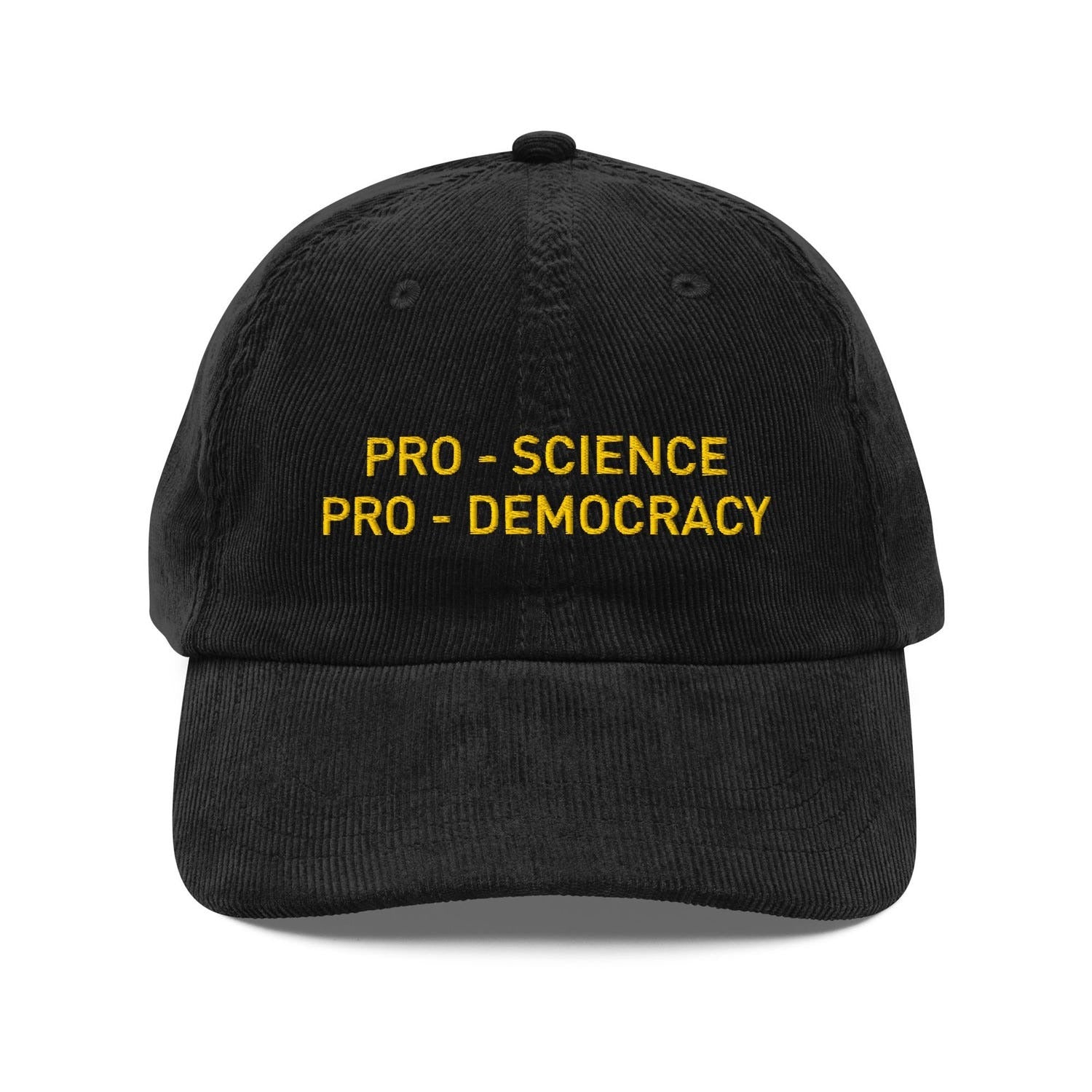 Custom Embroidered Pro-Science Pro-Democracy Hat