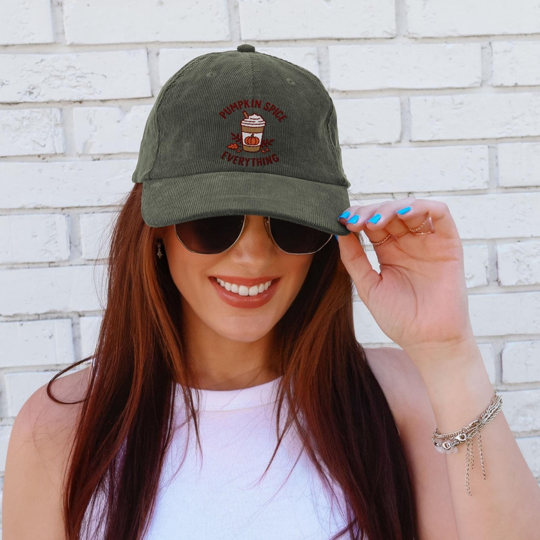 Custom Embroidered Pumpkin Spice Everything Hat
