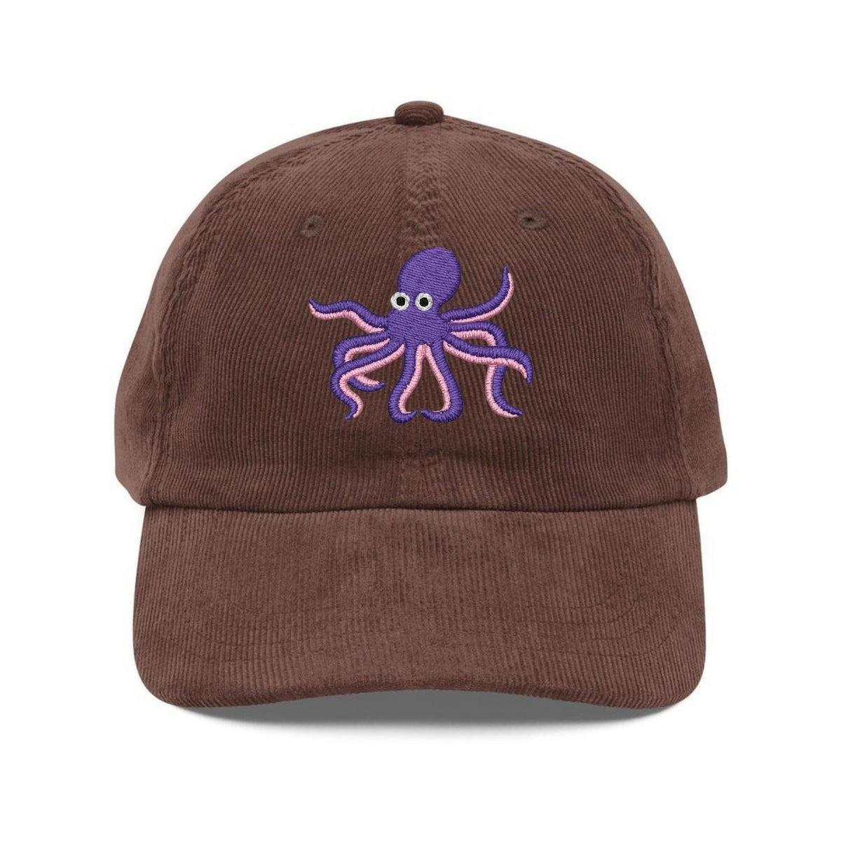 Custom Embroidered Purple Octopus Hat
