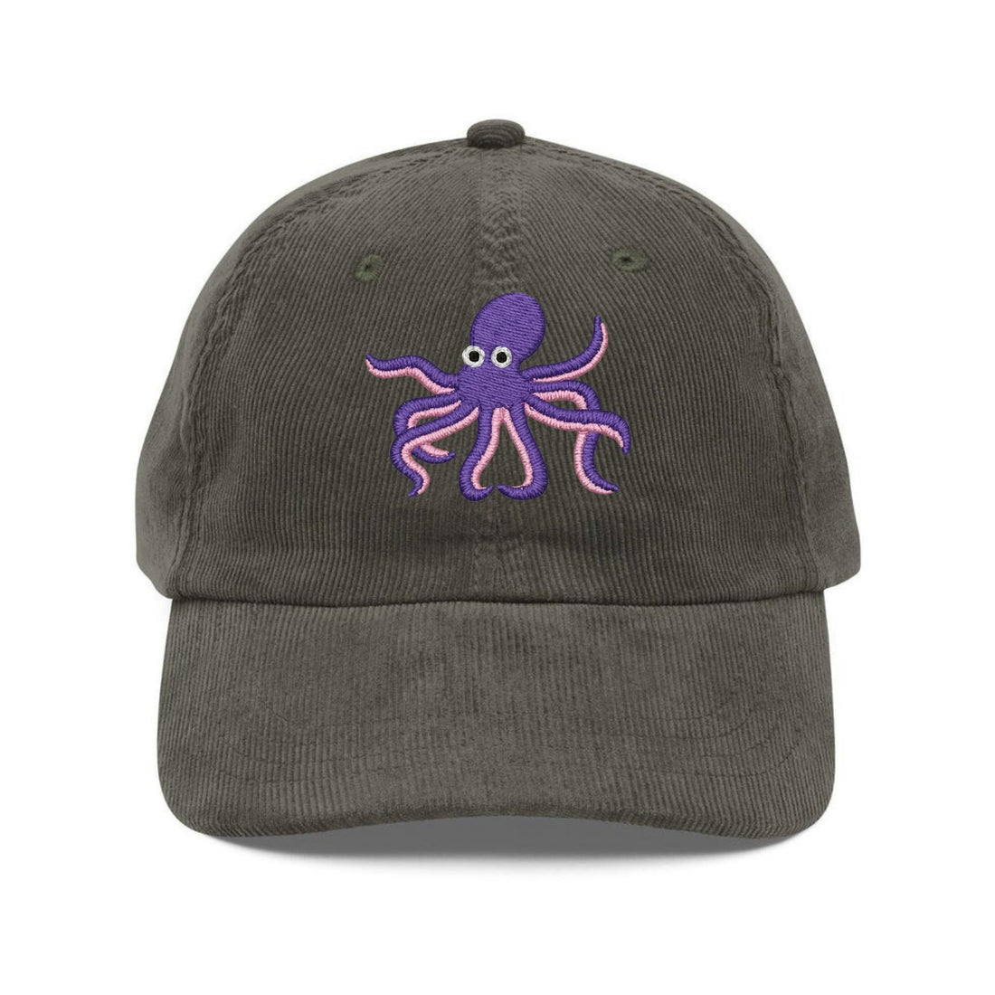 Custom Embroidered Purple Octopus Hat