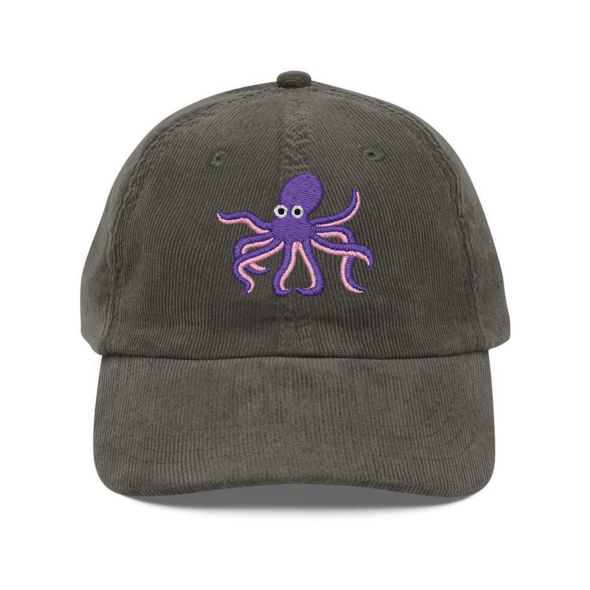 Custom Embroidered Purple Octopus Hat