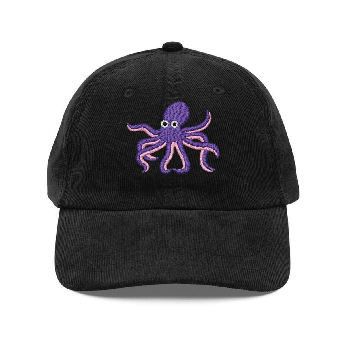 Custom Embroidered Purple Octopus Hat
