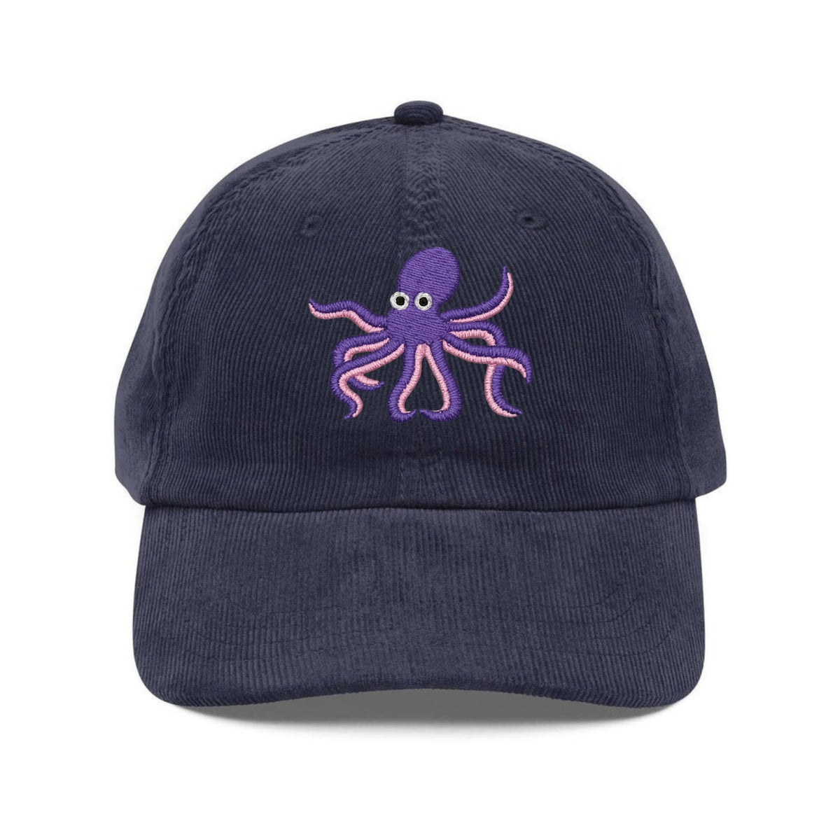 Custom Embroidered Purple Octopus Hat