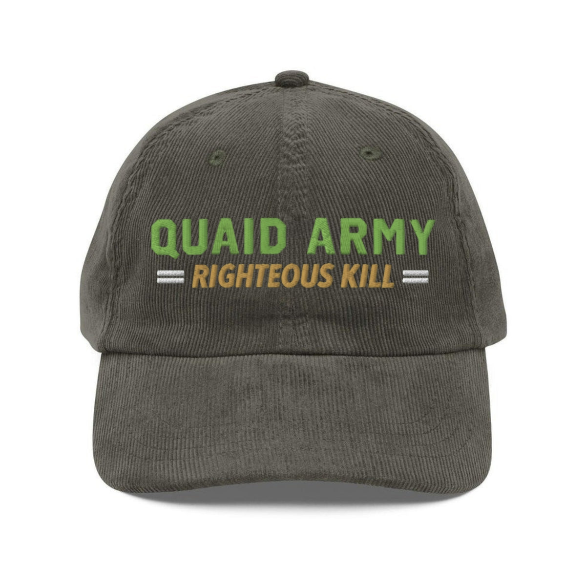 Custom Embroidered Quaid Army Lonely Island and Seth Meyers Hat