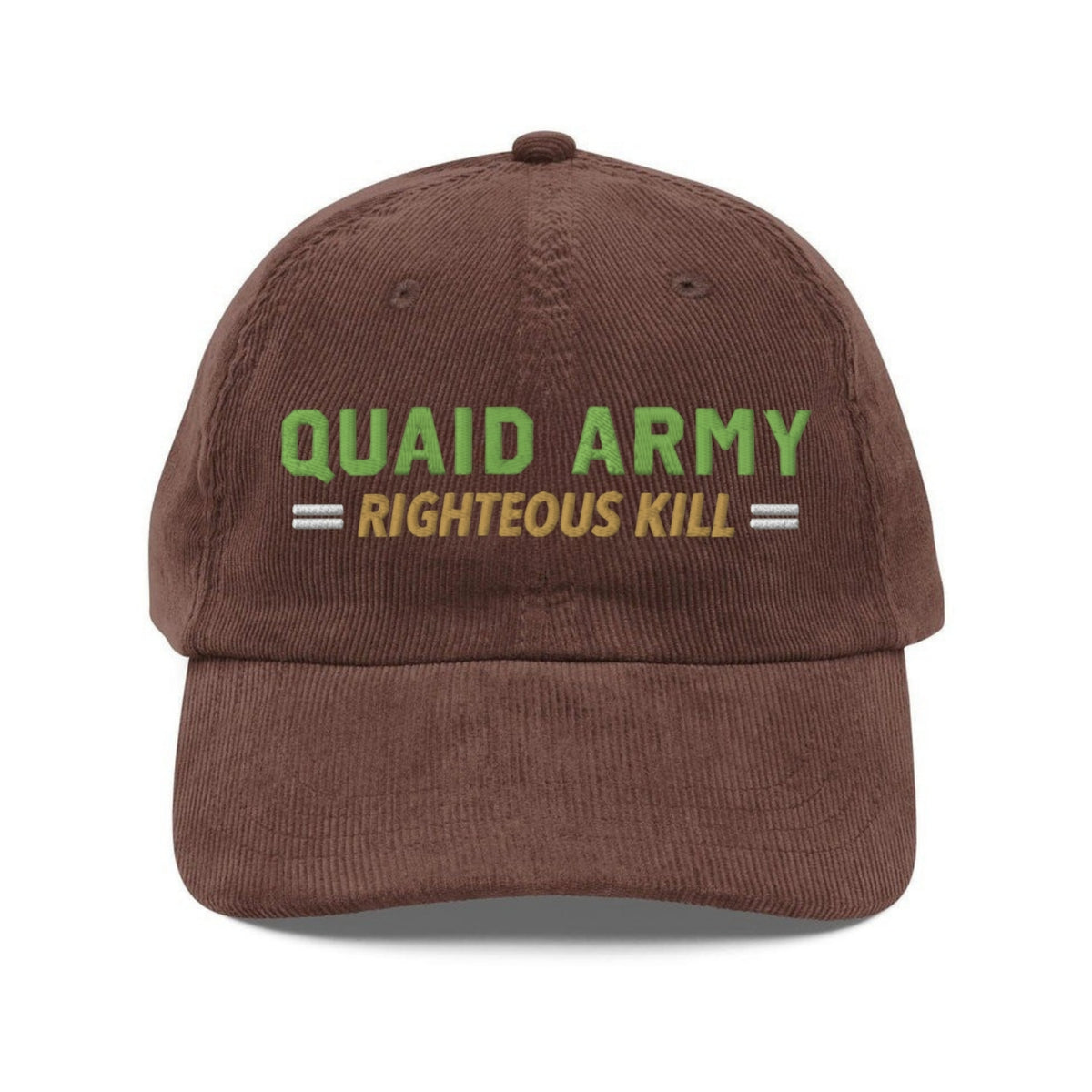 Custom Embroidered Quaid Army Lonely Island and Seth Meyers Hat