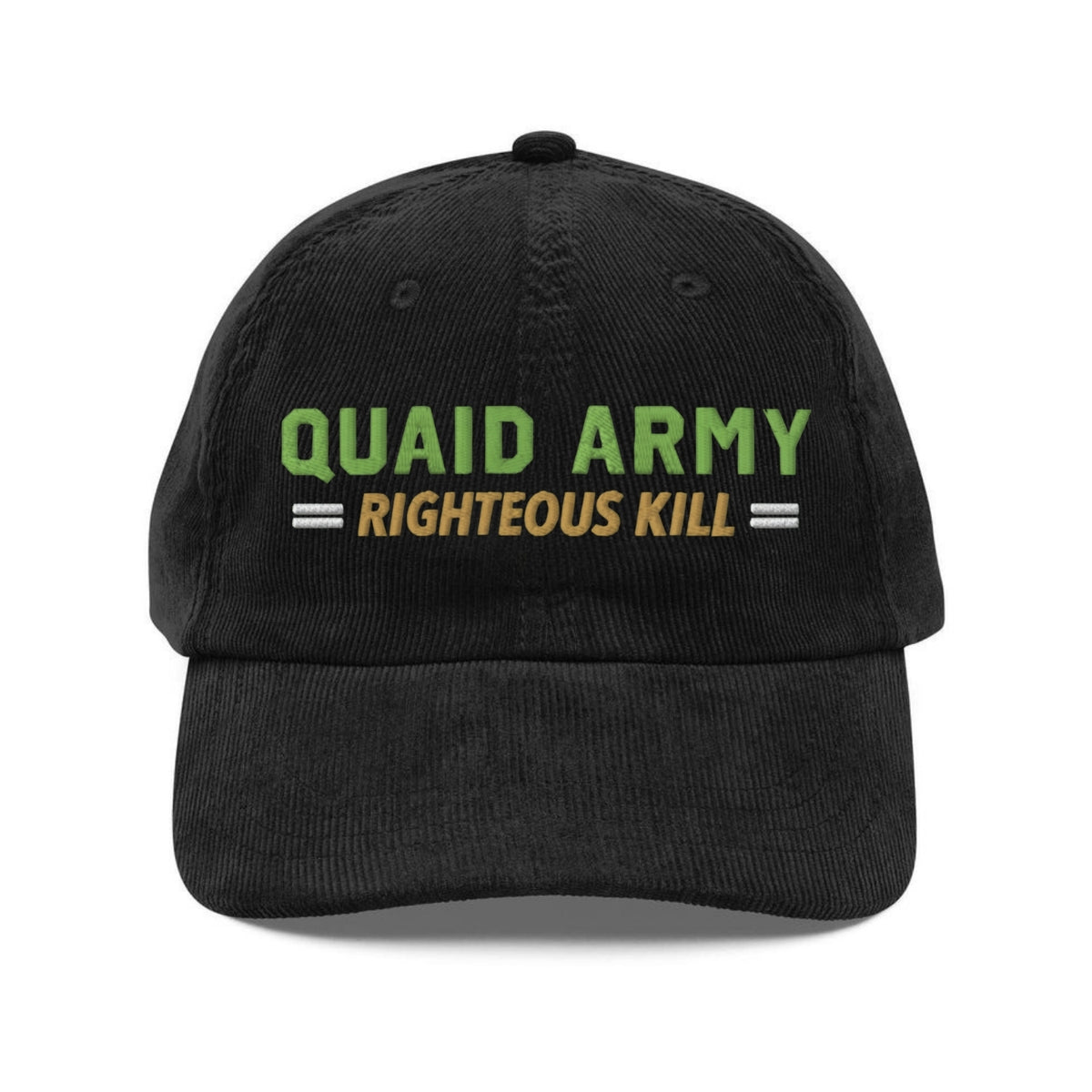 Custom Embroidered Quaid Army Lonely Island and Seth Meyers Hat