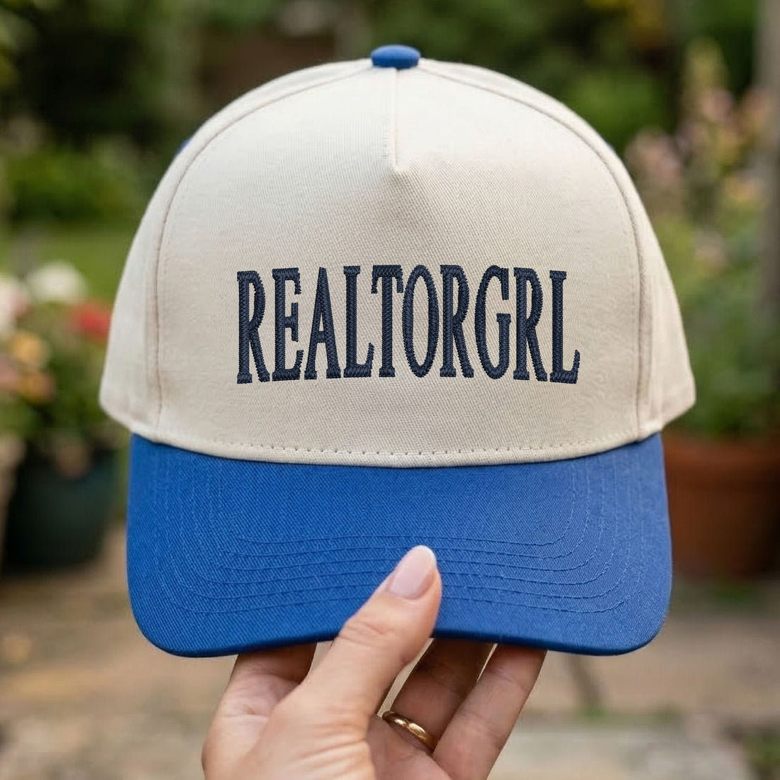 Custom Embroidered REALTORGRL Snapback Hat