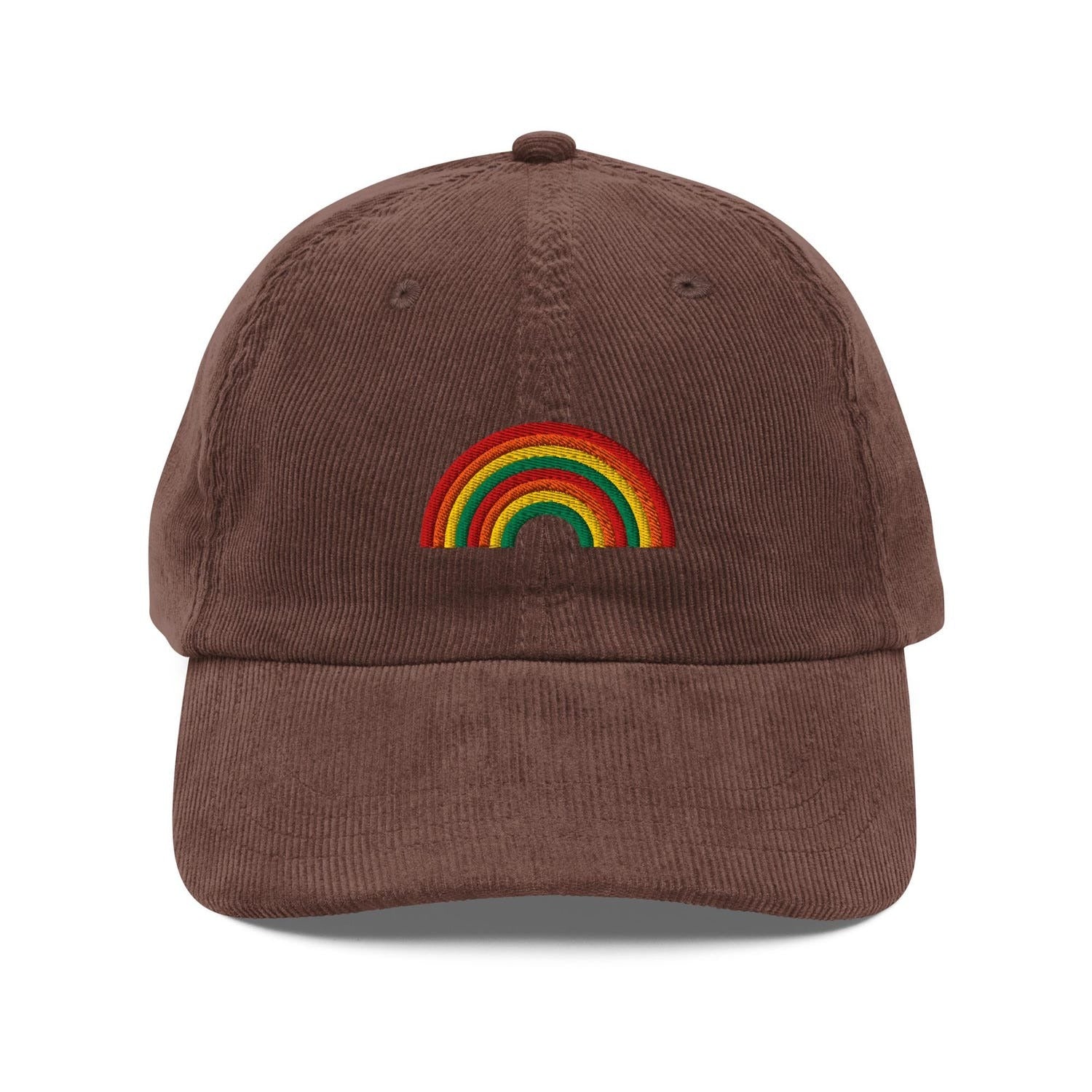 Custom Embroidered Rainbow Hat