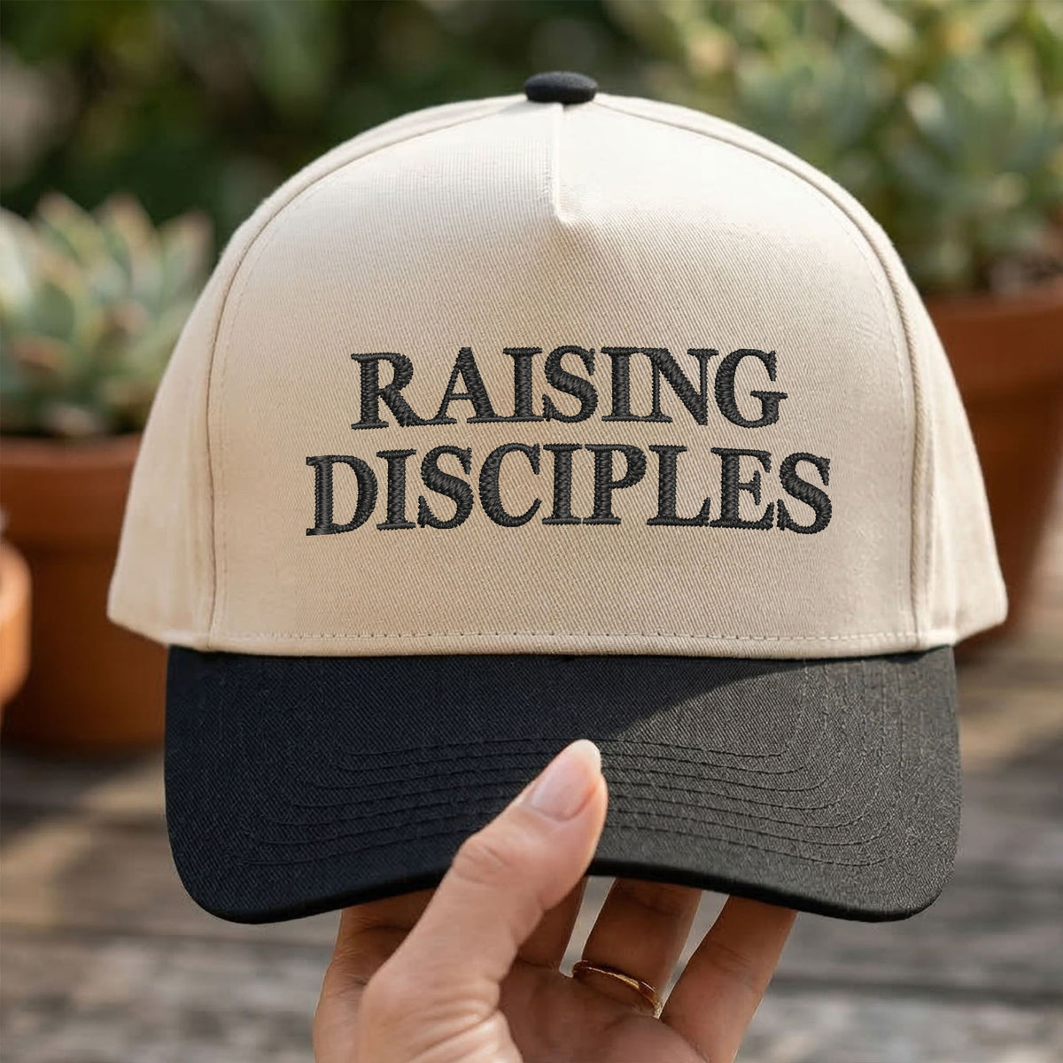 Custom Embroidered Raising Disciples Snapback Hat
