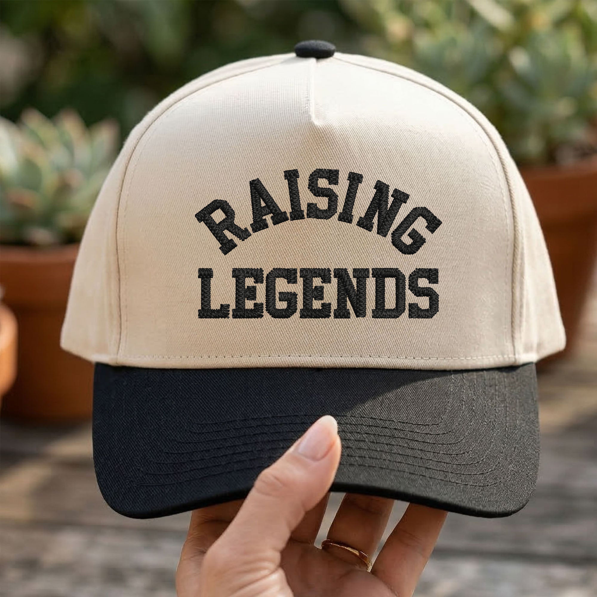 Custom Embroidered Raising Legends Snapback Hat