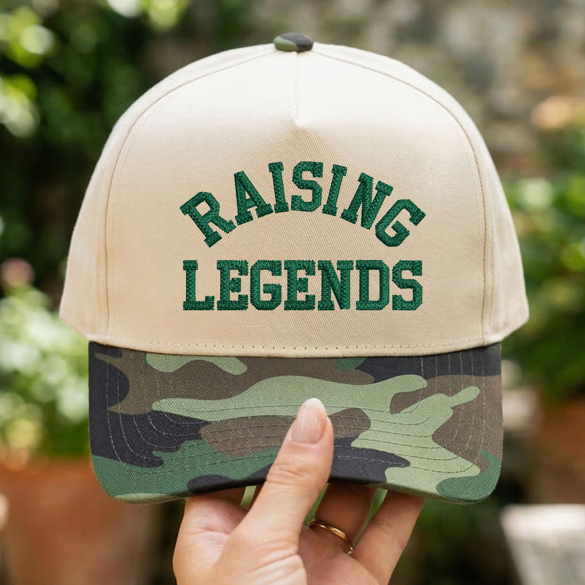 Custom Embroidered Raising Legends Snapback Hat
