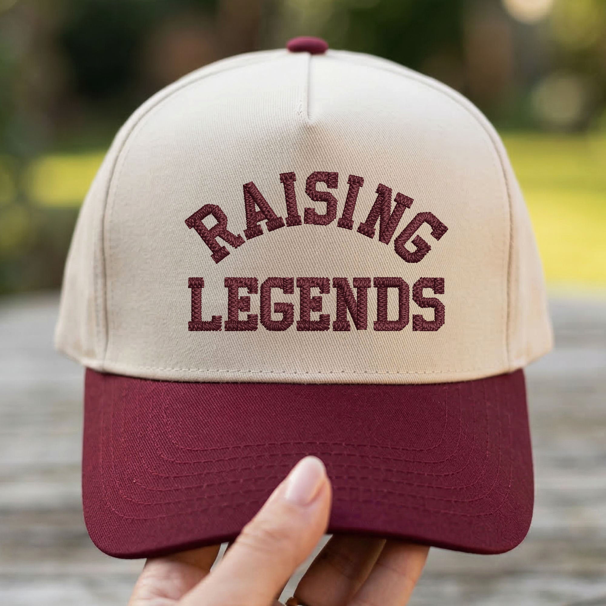 Custom Embroidered Raising Legends Snapback Hat
