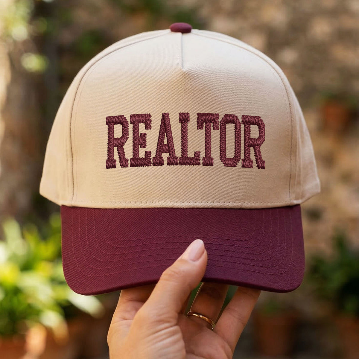 Custom Embroidered Realtor Snapback Hat