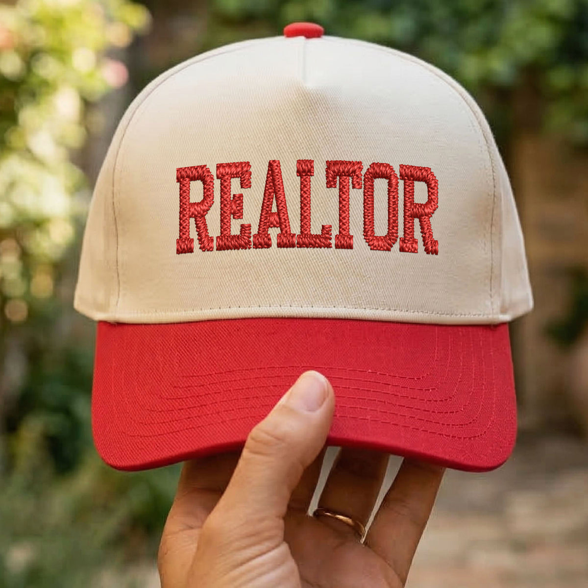 Custom Embroidered Realtor Snapback Hat