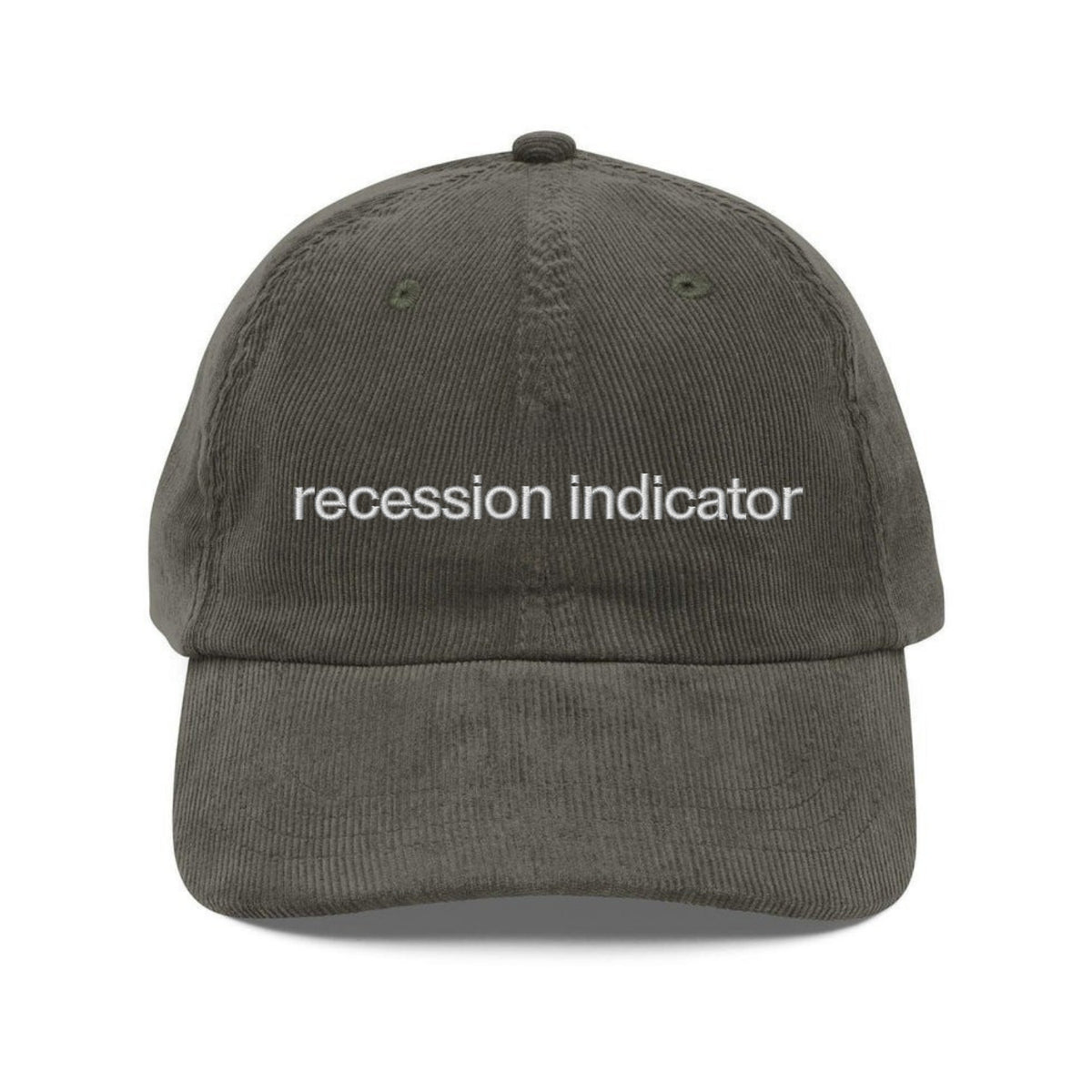 Custom Embroidered Recession Indicator Hat
