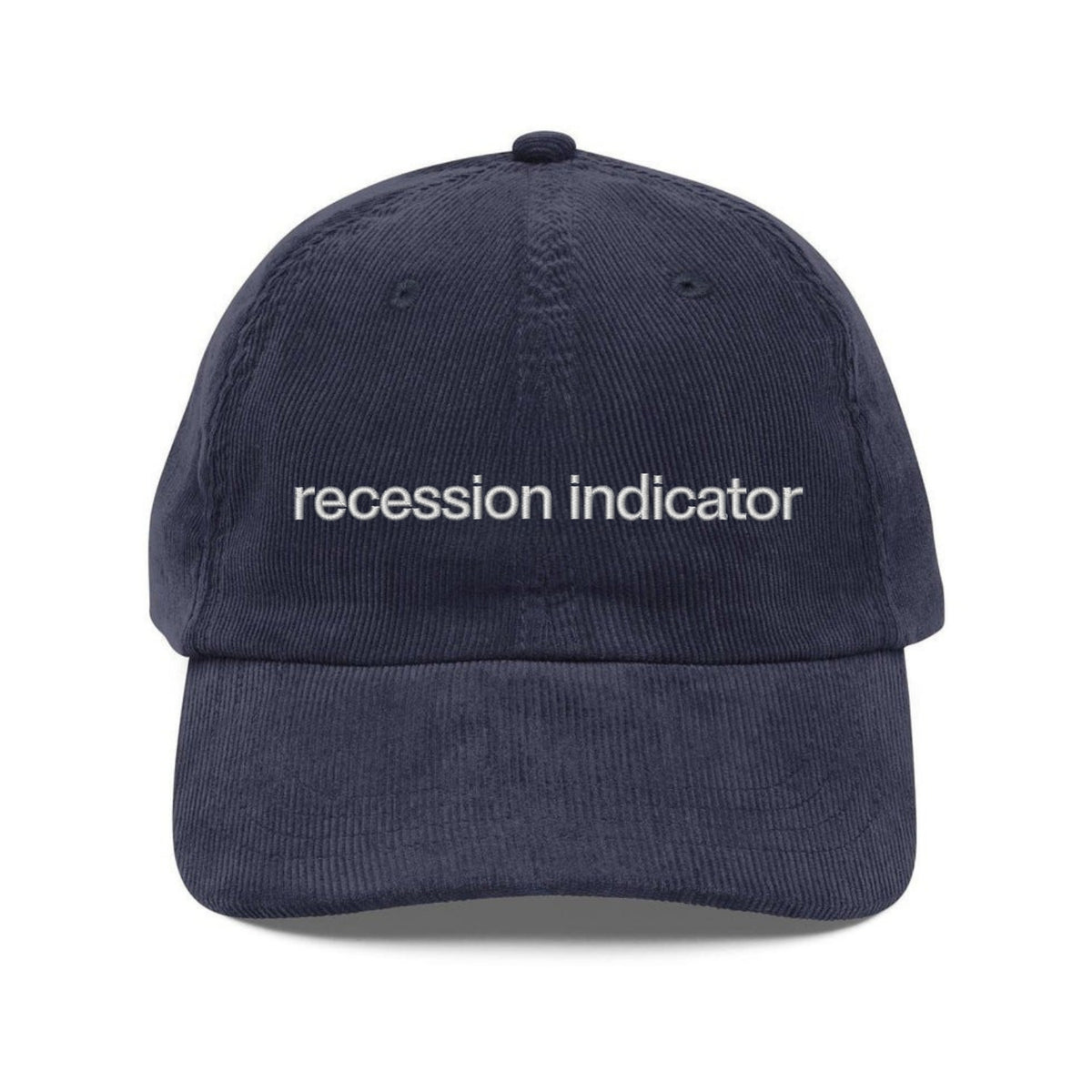 Custom Embroidered Recession Indicator Hat