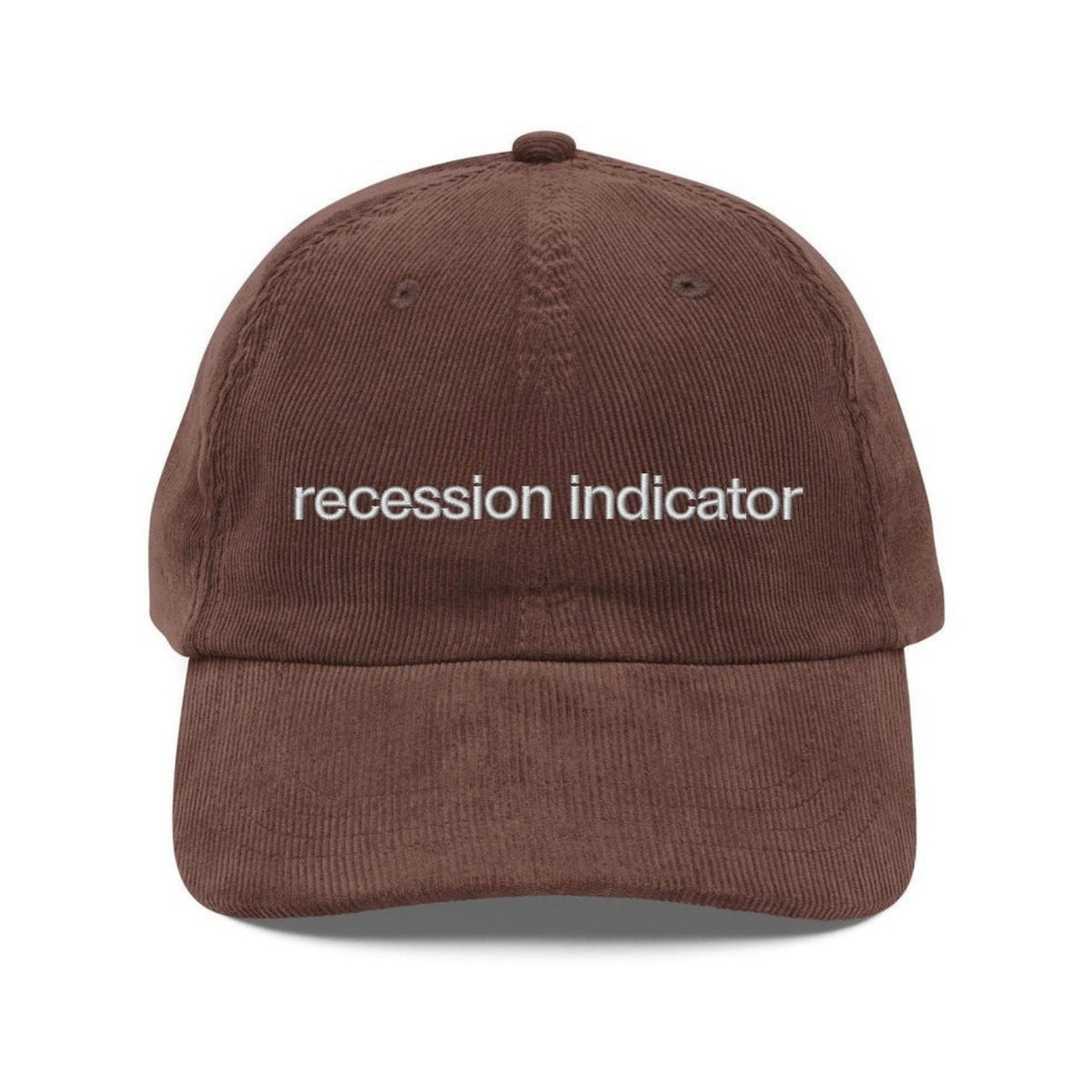 Custom Embroidered Recession Indicator Hat