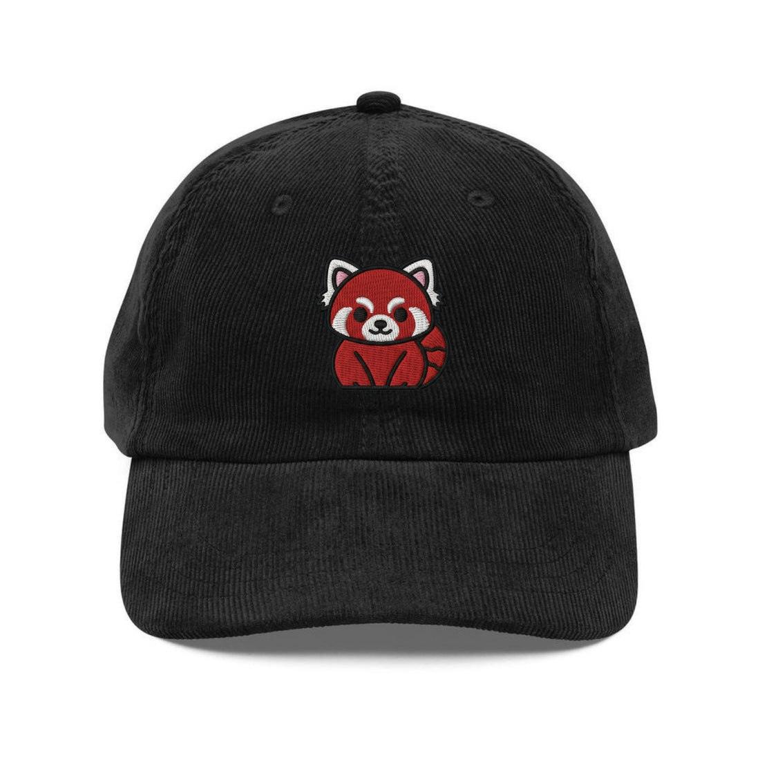 Custom Embroidered Red Panda Hat -  Lesser Panda Gift
