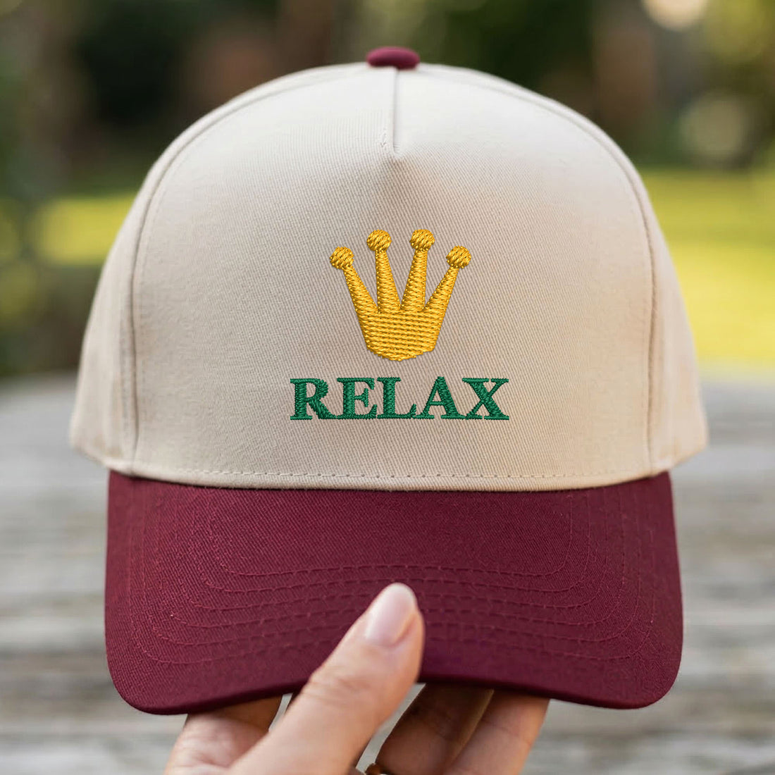 Custom Embroidered Relax Snapback Hat