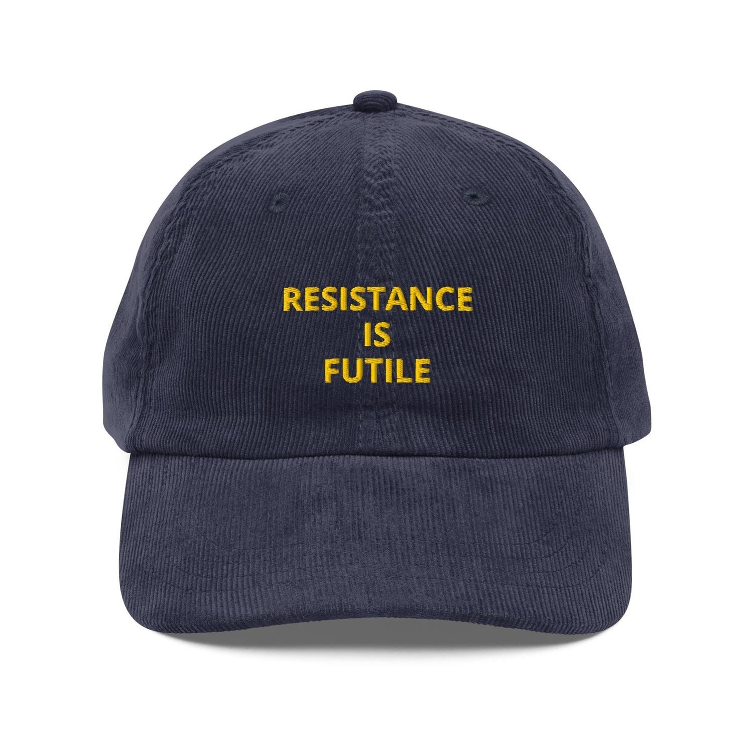 Custom Embroidered Resistance is Futile Hat