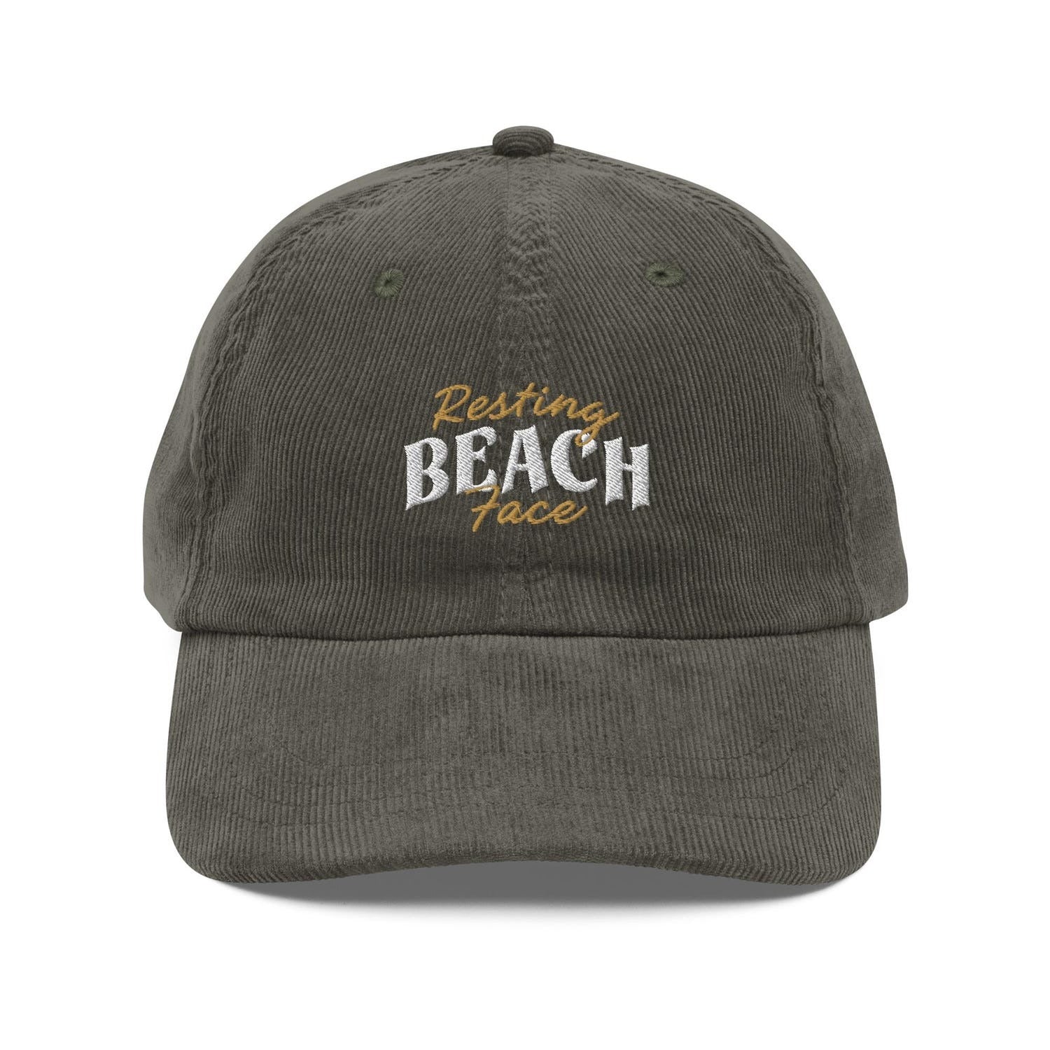 Custom Embroidered Resting Beach Face Hat