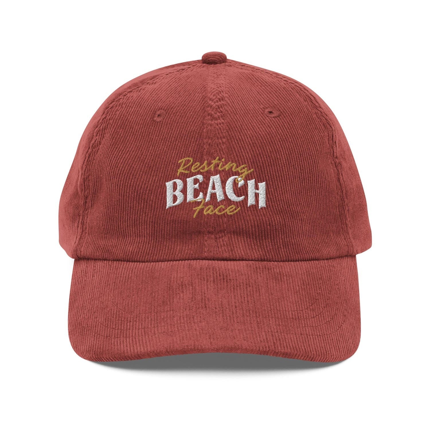 Custom Embroidered Resting Beach Face Hat