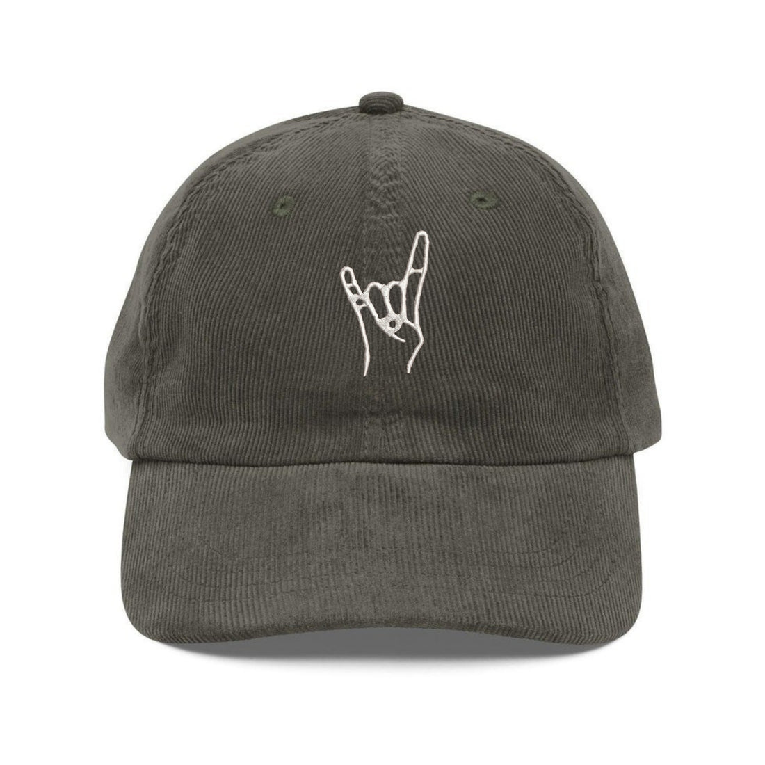 Custom Embroidered Rock On Hat - Heavy Metal Rock ’n’ Roll Cap