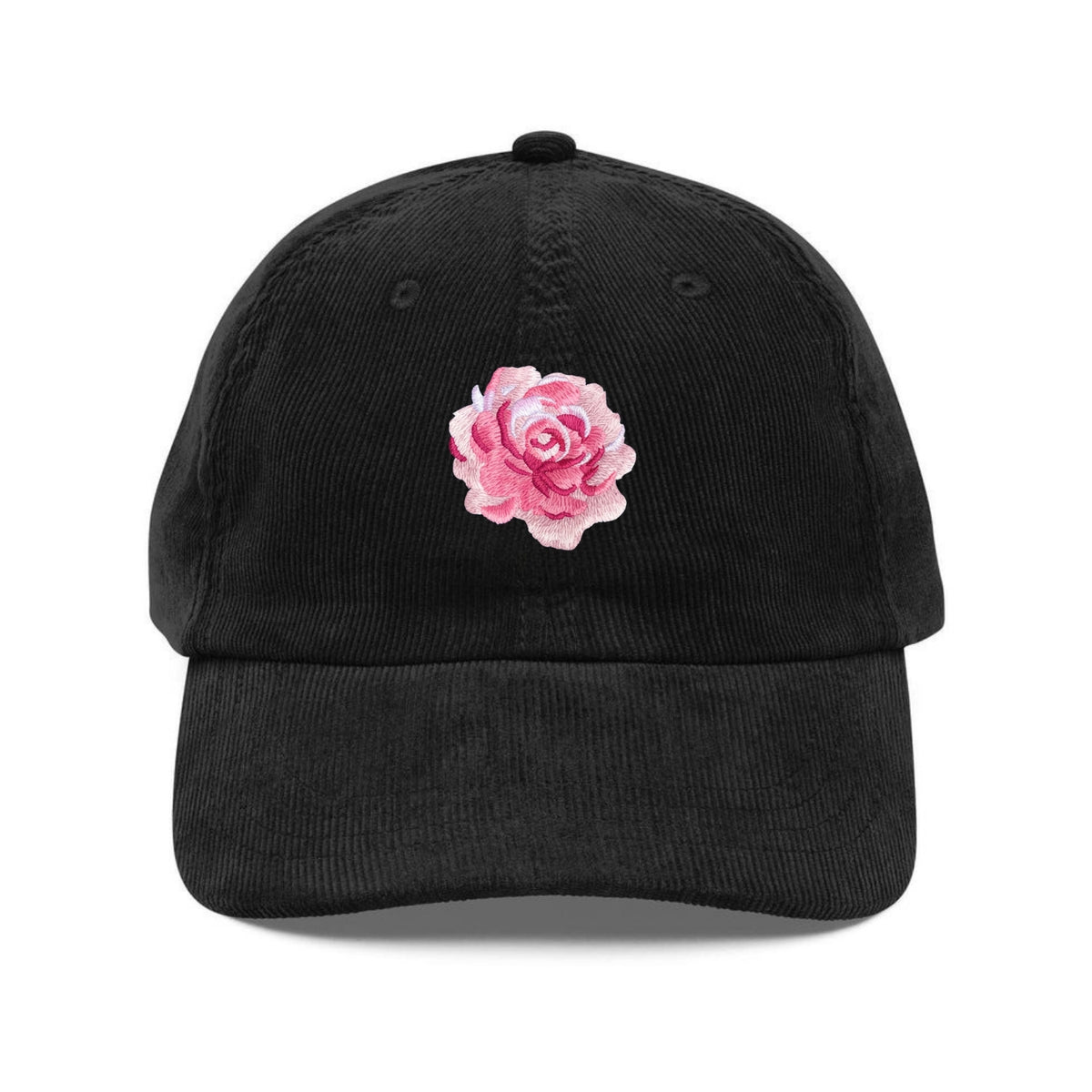 Custom Embroidered Rose Flower Hat
