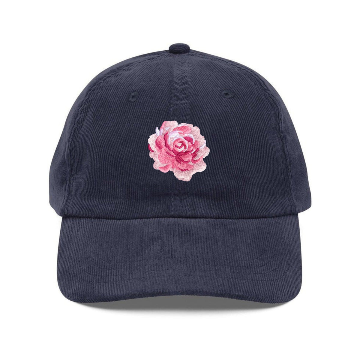 Custom Embroidered Rose Flower Hat