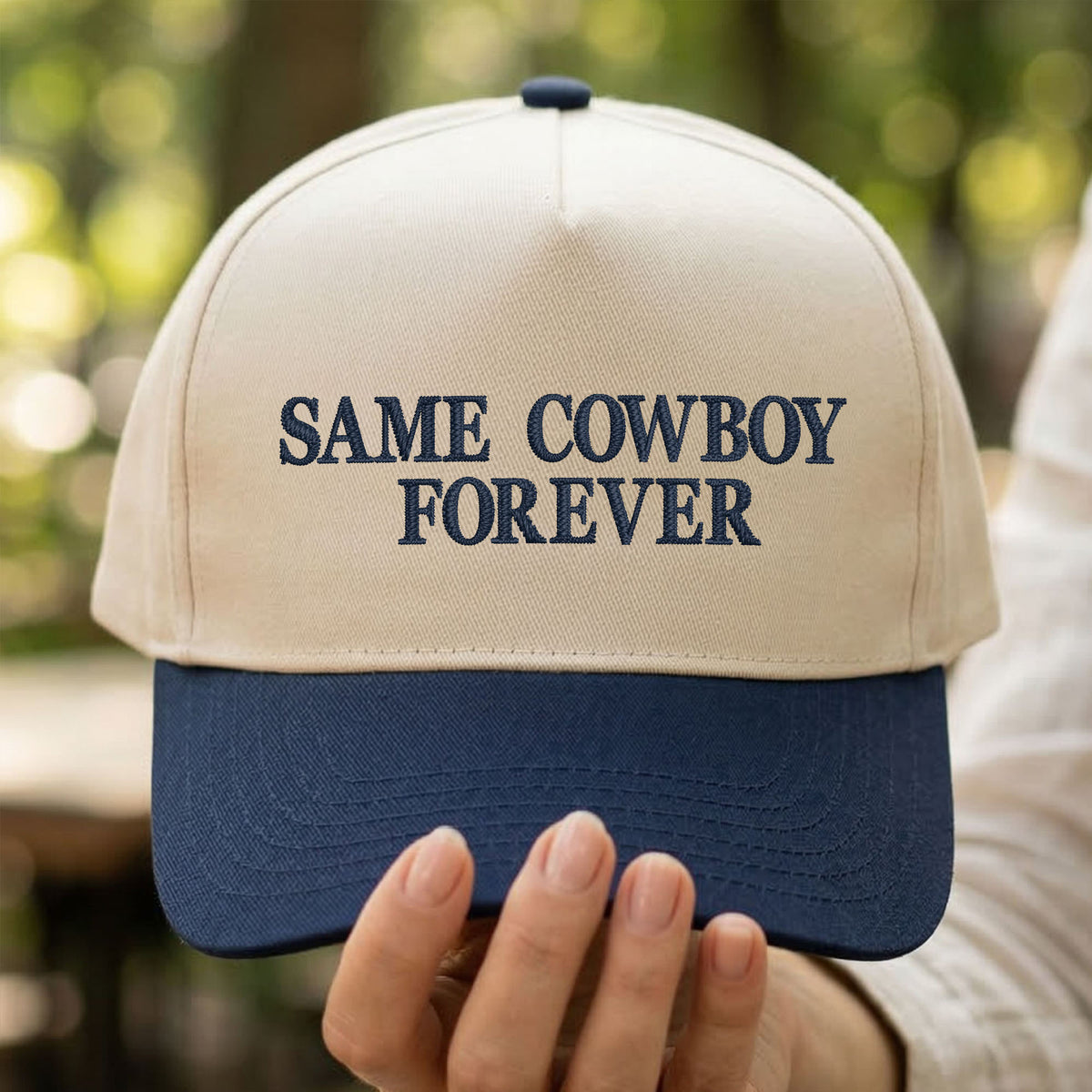 Custom Embroidered Same Cowboy Forever Snapback Hat