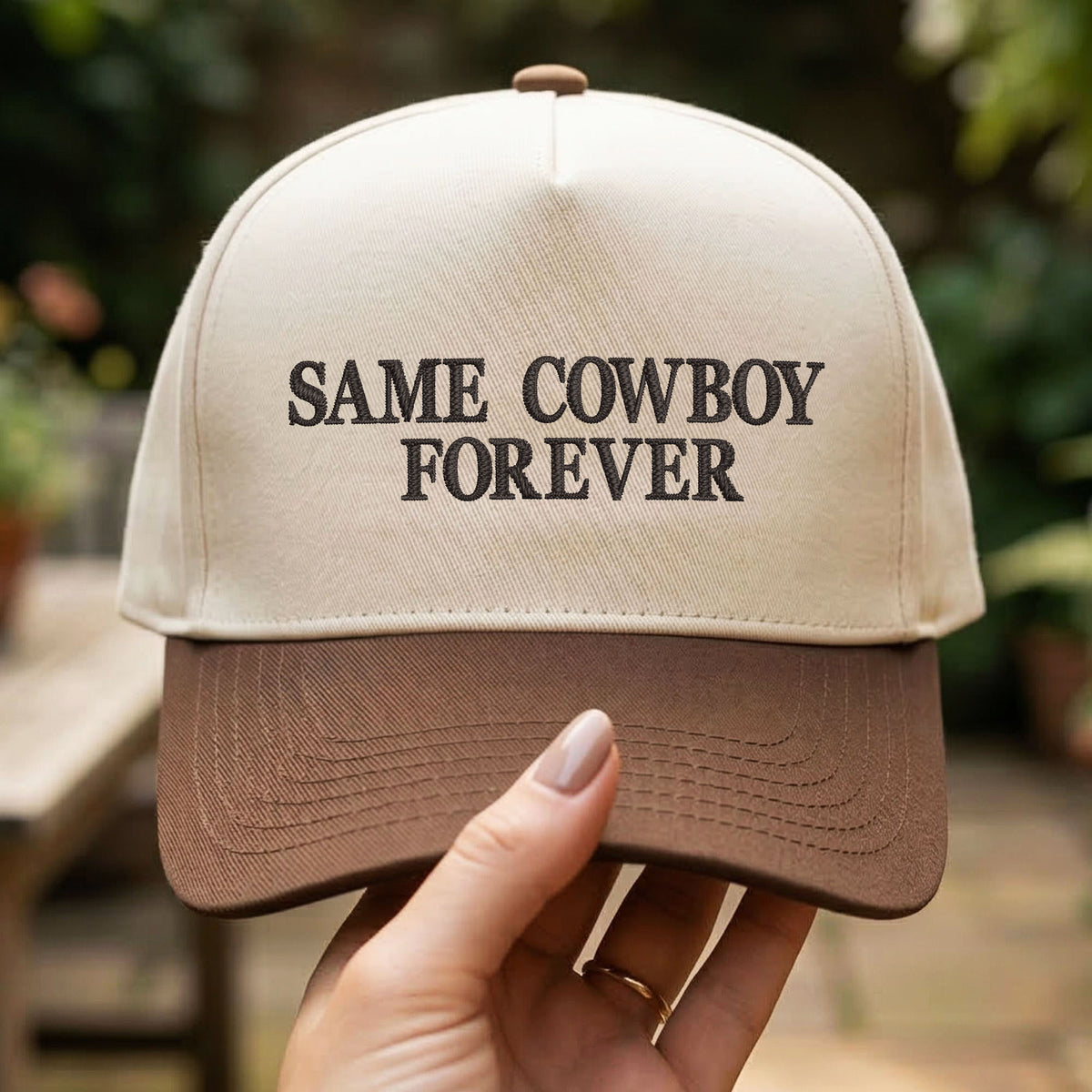Custom Embroidered Same Cowboy Forever Snapback Hat