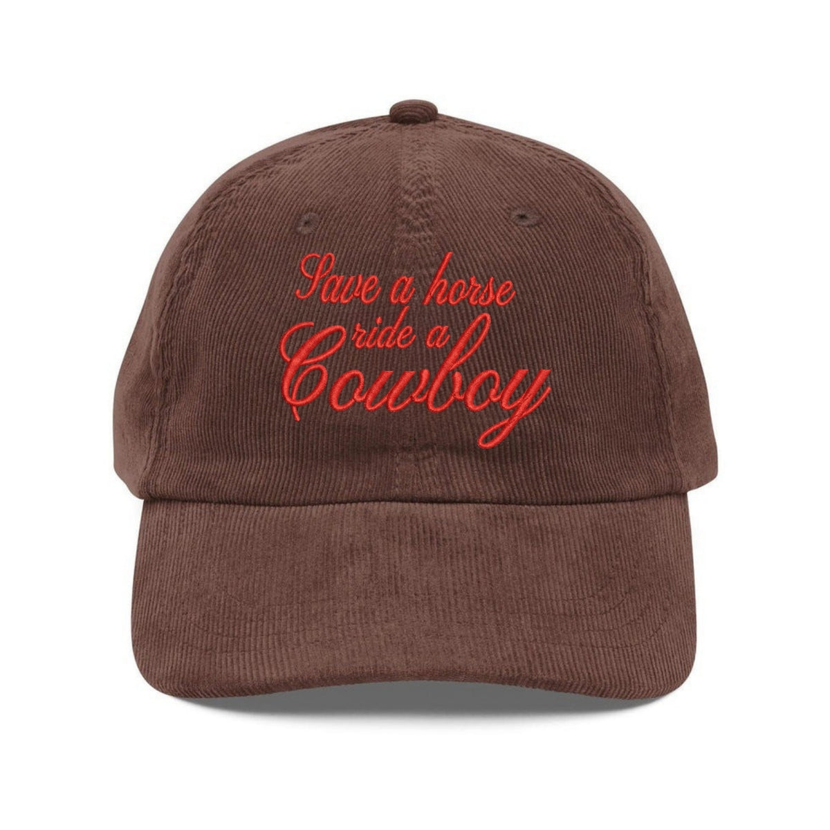 Custom Embroidered Save A Horse Ride A Cowboy Hat - Country Festival Cap