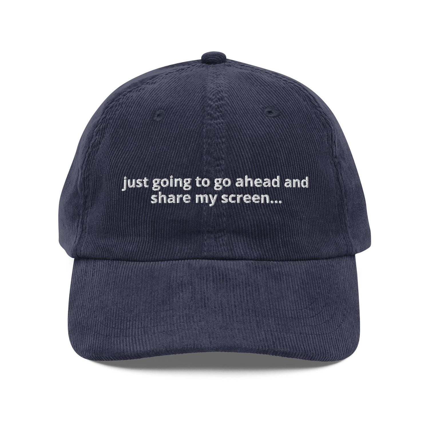 Custom Embroidered Screenshare Hat