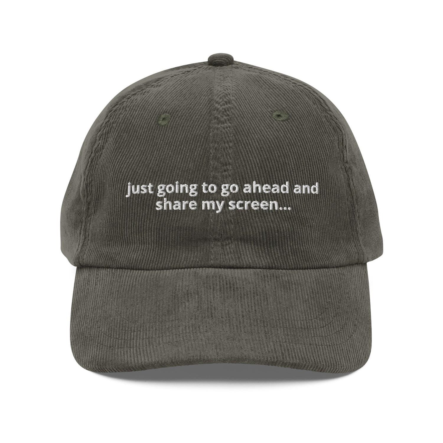 Custom Embroidered Screenshare Hat
