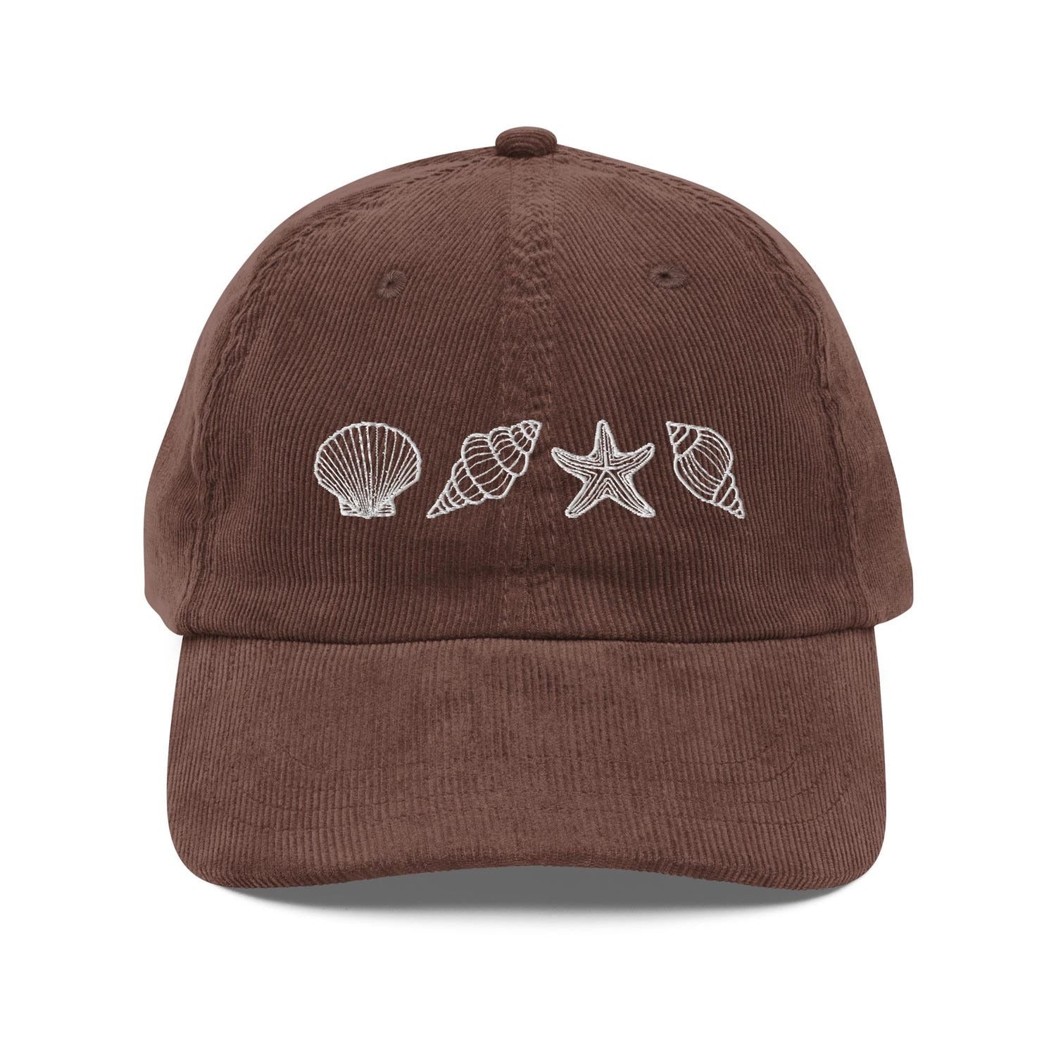 Custom Embroidered Sea Shell Hat