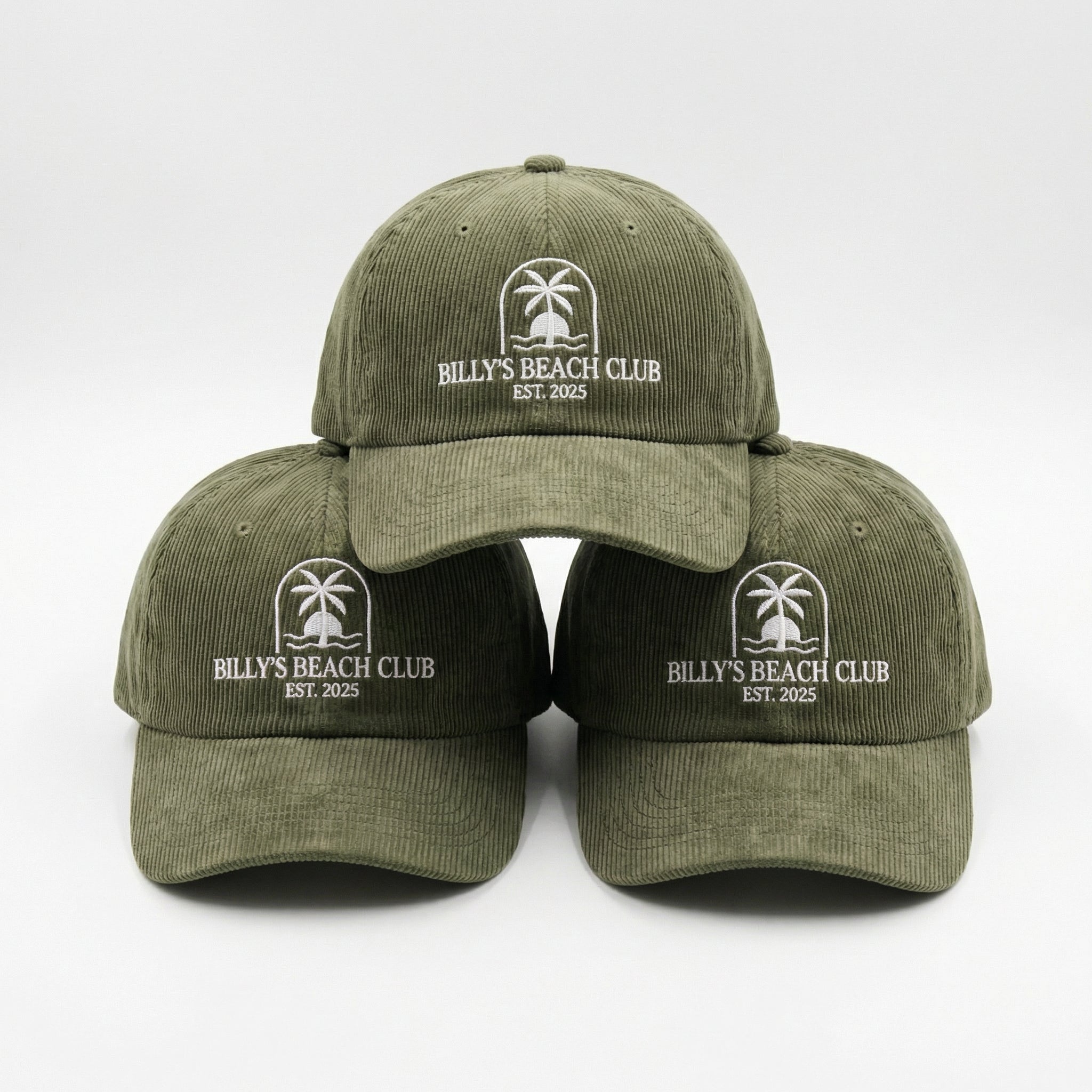 Custom Embroidered Seashell Hat – Beach Bachelorette Party Cap