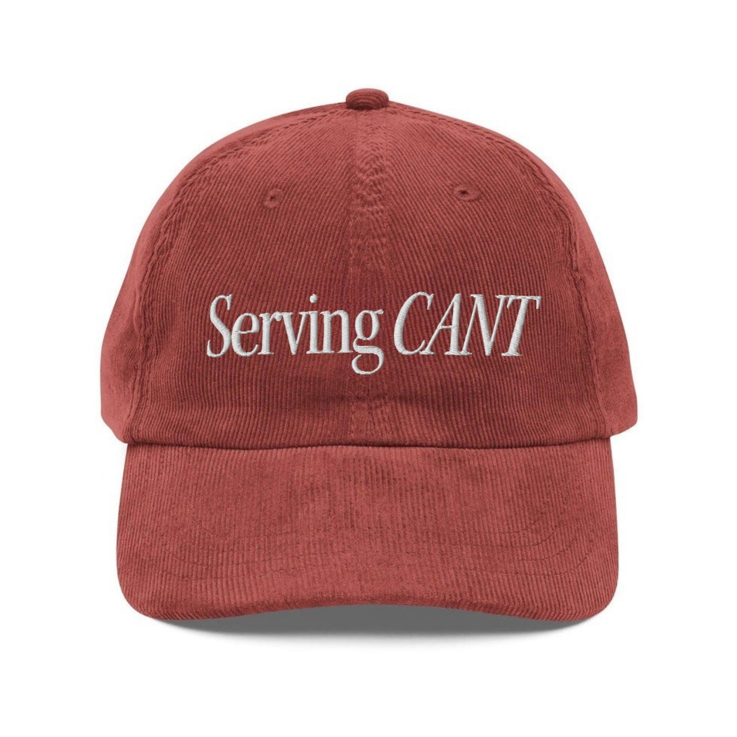 Custom Embroidered Serving CANT Hat
