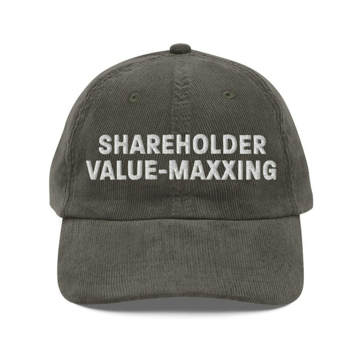 Custom Embroidered Shareholder Value Maxxing Hat