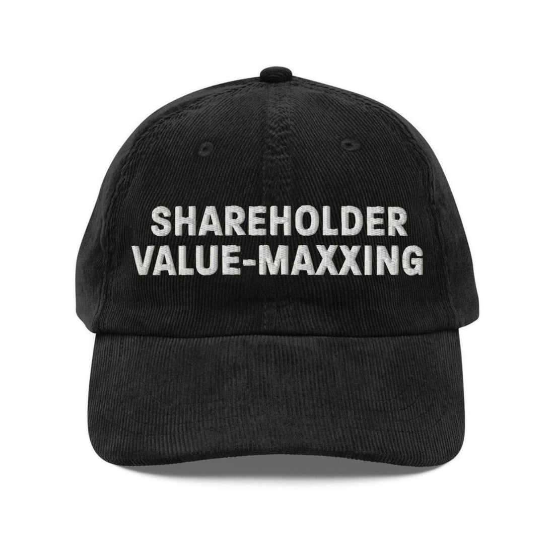 Custom Embroidered Shareholder Value Maxxing Hat