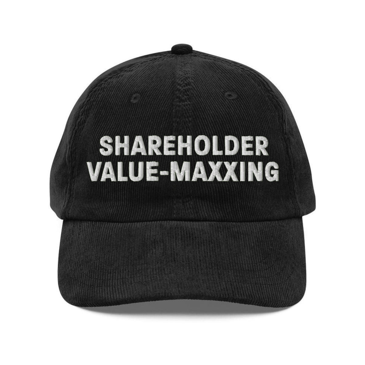 Custom Embroidered Shareholder Value Maxxing Hat