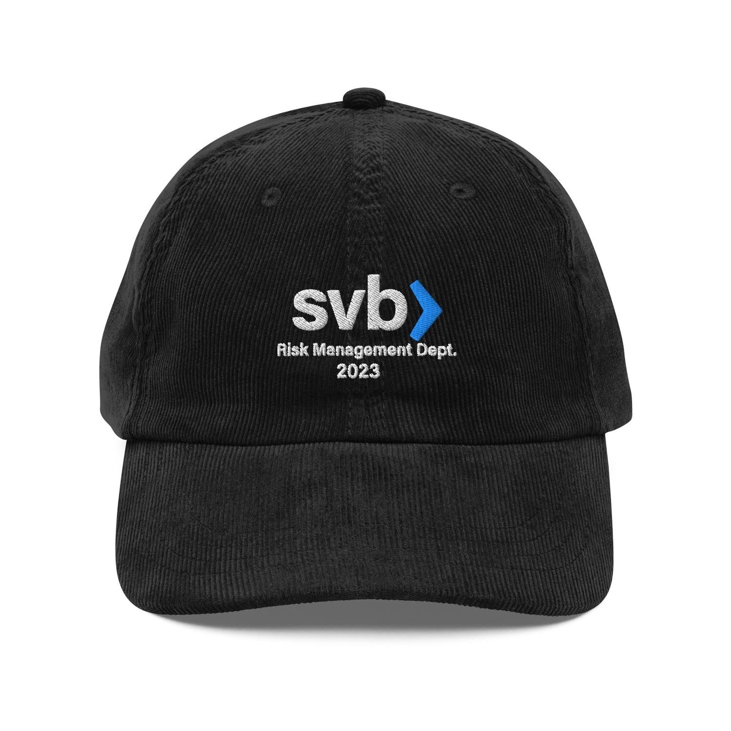Custom Embroidered Silicon Valley Bank Risk Management Dept 2023 Hat