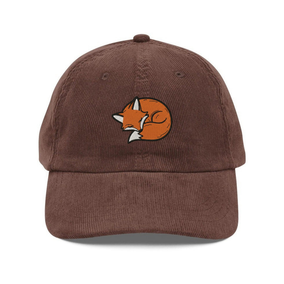 Custom Embroidered Sleeping Fox Hat