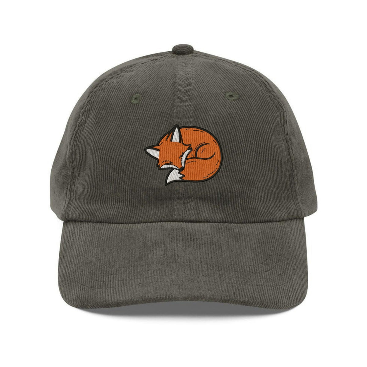 Custom Embroidered Sleeping Fox Hat