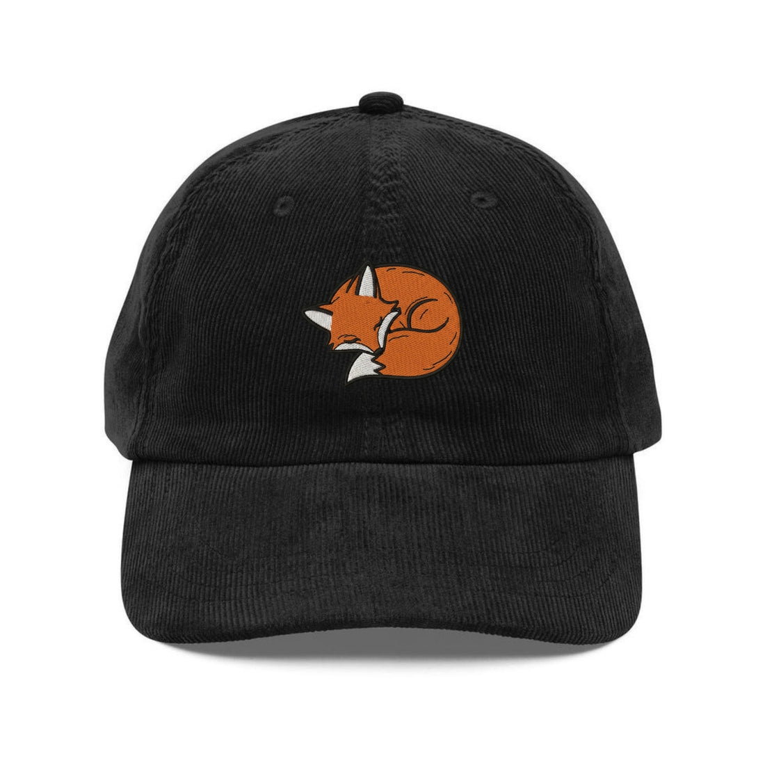 Custom Embroidered Sleeping Fox Hat